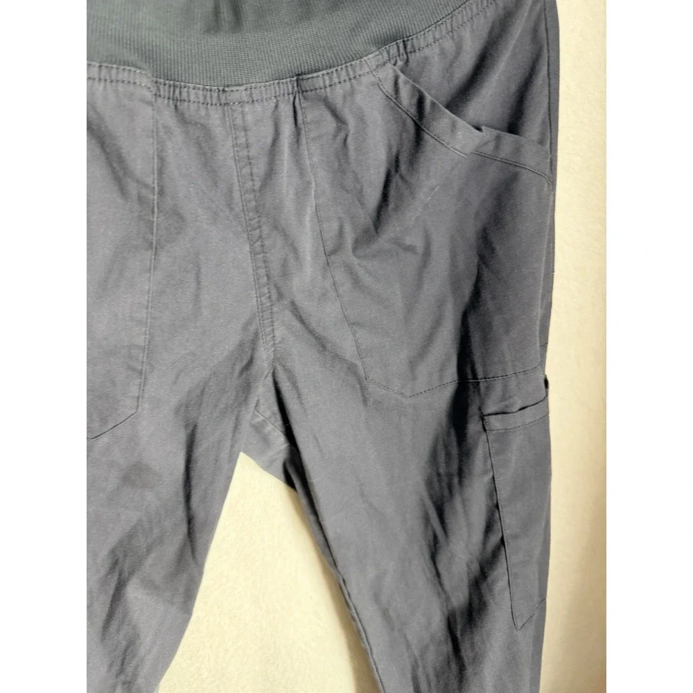 Cherokee Workwear Pants Womens S Pewter Gray Scrub Cargo WW170 PWT Petite